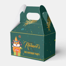 Leuke Hamster Groene Thema Kind Verjaardagsfeestje