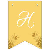 Leuke Hamster Groene Thema Kind Verjaardagsfeestje Vlaggetjes (Tweede vlag)