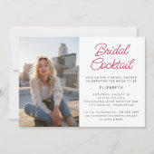 Leuke Hand getrokken Cocktail Foto Vrijgezellenfee Kaart (Voorkant)