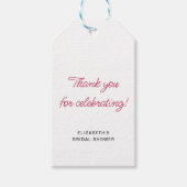 Leuke Hand getrokken Cocktail Pattern Vrijgezellen Cadeaulabel (Voorkant)