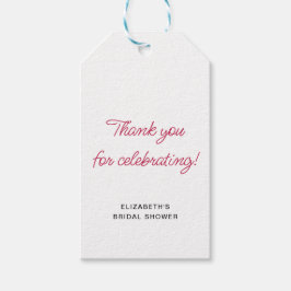 Leuke Hand getrokken Cocktail Pattern Vrijgezellen Cadeaulabel