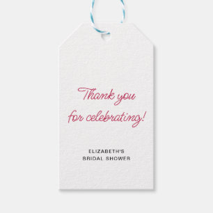 Leuke Hand getrokken Cocktail Pattern Vrijgezellen Cadeaulabel