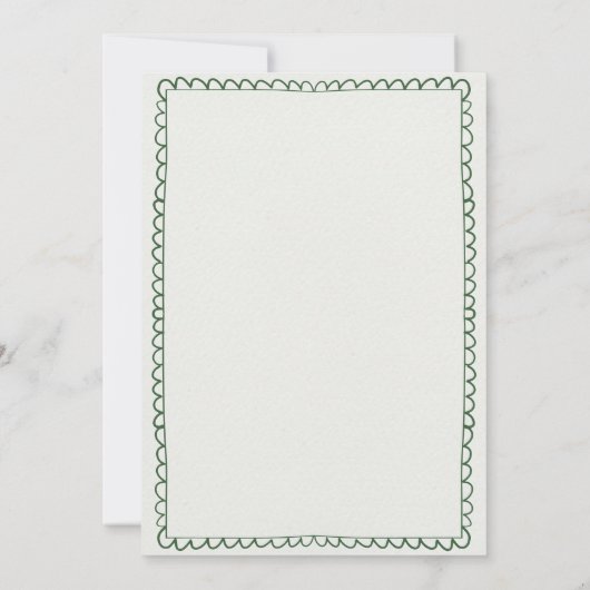 Leuke Hand getrokken Doodle Vrolijk Kerstmis Cockt Kaart (Achterkant)