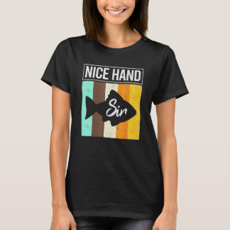 Leuke Hand Sir Poker Fish Gambler Texas Holdem Spe T-shirt