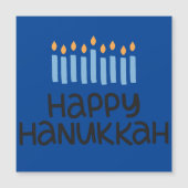 Leuke Hanukkah Menorah Magnetisch Wenskaart (Voorkant)