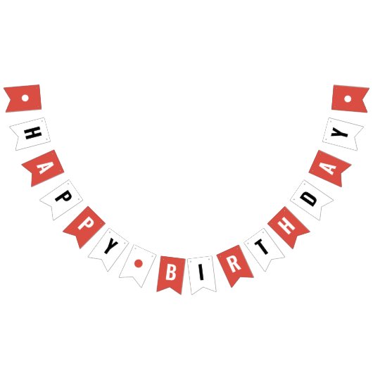 Leuke Happy Birthday Bunting Banner (Alle)