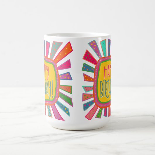 Leuke Happy Birthday Inspirivity Coffee Mok (Center)