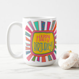 Leuke Happy Birthday Inspirivity Coffee Mok