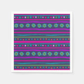 Leuke Happy Birthday Stripe Inspirivity servetten (Voorkant)