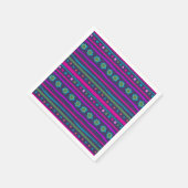 Leuke Happy Birthday Stripe Inspirivity servetten (Hoek)