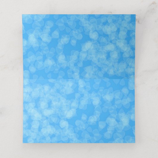 Leuke Happy Blue Pattern Snail Bright Aqua Plaatskaartje (Binnenkant ongevouwen)