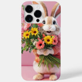 Leuke Happy Bunny iPhone14Pro Max hoesje Kerst (Achterkant)