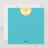 Leuke "Happy Easter, jij gekke kip" | Easter Feestdagenkaart (Achterkant)