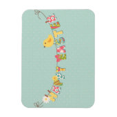 Leuke Happy Easter Kaart Magneet (Verticaal)