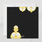 Leuke "Happy Easter" voor gekke kippen | Feestdagenkaart (Achterkant)