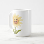 Leuke Happy Flower Mok (Voorkant links)