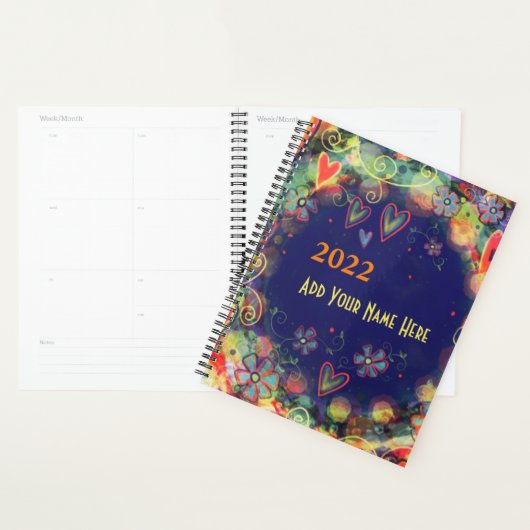 Leuke Hart Gepersonaliseerde Inspirivity Planner (Display)