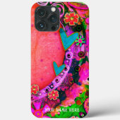  Leuke Harten Bloemen Inspirivity Gepersonaliseerd Case-Mate iPhone Case (Achterkant)