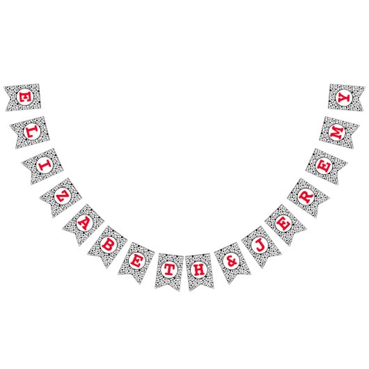 Leuke harten Bunting Banner (Alle)