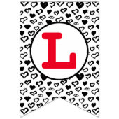 Leuke harten Bunting Banner (Tweede vlag)