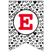 Leuke harten Bunting Banner (Eerste vlag)