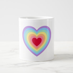 Leuke hartvormige design mok