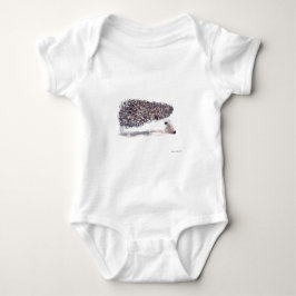 Leuke Hedgehog dier wilde dieren bos waterverf Romper