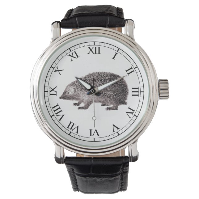 Leuke Hedgehog Lover's Hedgie  Print Horloge (Voorkant)