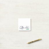 Leuke Hedgehogs Tekening Post-it Notities Post-it® Notes (Op bureau)