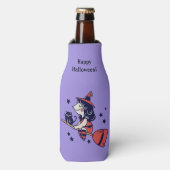 Leuke Heks aangepaste naam Halloween fles koeler (Fles Voorkant)