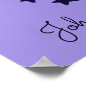 Leuke Heks aangepaste naam Halloween poster (Hoek)