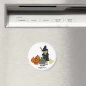 Leuke heks en haar brouwmagneet magneet (Insitu (Vaatwasser))