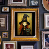 Leuke heks Halloween Poster