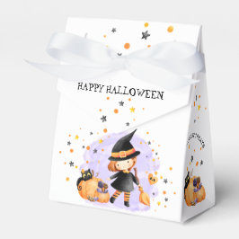 Leuke heks Kinder Halloween Tent Favor Box Bedankdoosjes