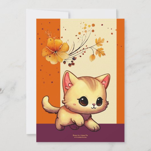 Leuke heks Kinderen verjaardag Halloween Party Kaart (Achterkant)