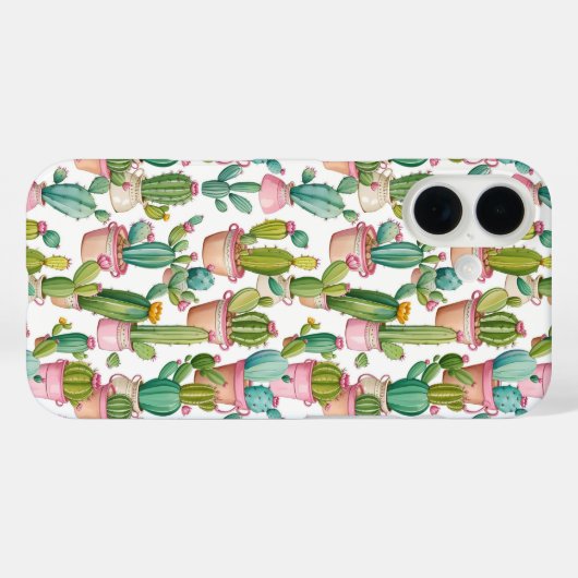 Leuke heldere cactussen Case-Mate iPhone case (Achterkant (horizontaal))