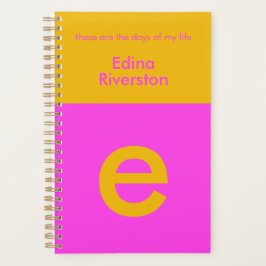 Leuke Heldere Gepersonaliseerde Planner Aangepaste