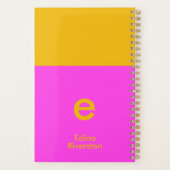 Leuke Heldere Gepersonaliseerde Planner Aangepaste (Achterkant)