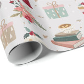 Leuke heldere kerst cadeaupapier (Rol Hoek)