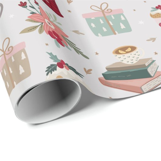 Leuke heldere kerst cadeaupapier (Rol Hoek)