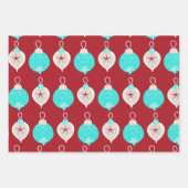 Leuke heldere kerst inpakpapier vel (Voorkant 3)