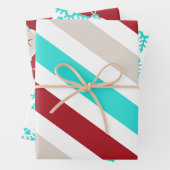 Leuke heldere kerst inpakpapier vel (In situ)