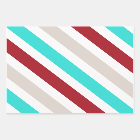 Leuke heldere kerst inpakpapier vel (Voorkant)