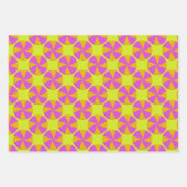 Leuke heldere pepermunt wervelt maximalistische ke inpakpapier vel (Voorkant)