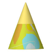 Leuke heldere veelkleurig feesthoedjes (Voorkant)