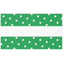 Leuke  Heldergroene Witte Strepen Polka Dots Tafelkleed