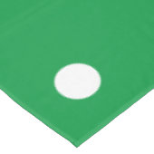 Leuke  Heldergroene Witte Strepen Polka Dots Tafelkleed (Gekanteld)