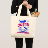 Leuke herbruikbare tas voor slaapliefhebbers en lu (Voorkant (product))
