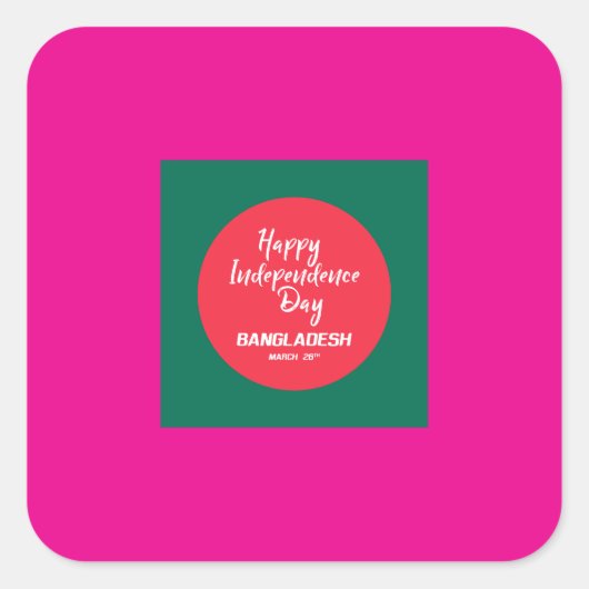 Leuke herdenkingsdagstickers vierkante sticker (Voorkant)