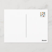 Leuke herfst bladeren kunst citaten ontwerp briefkaart (Achterkant)